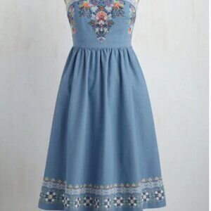 Champagne and Strawberry dress